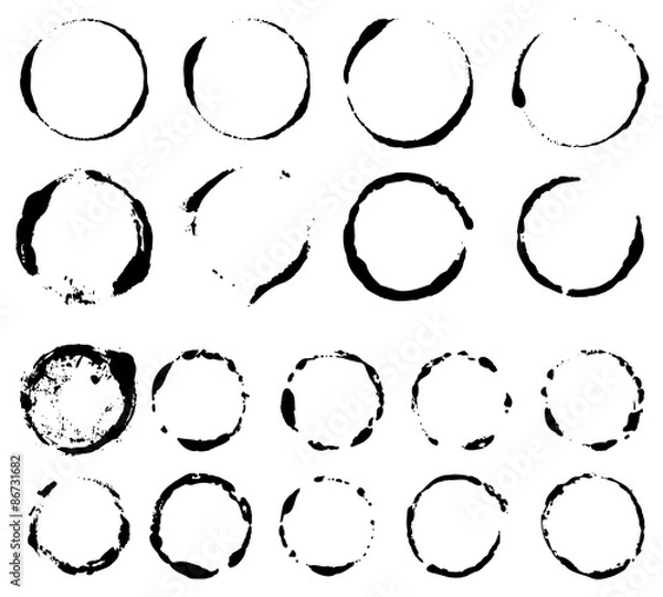 Obraz Coffee cup stains