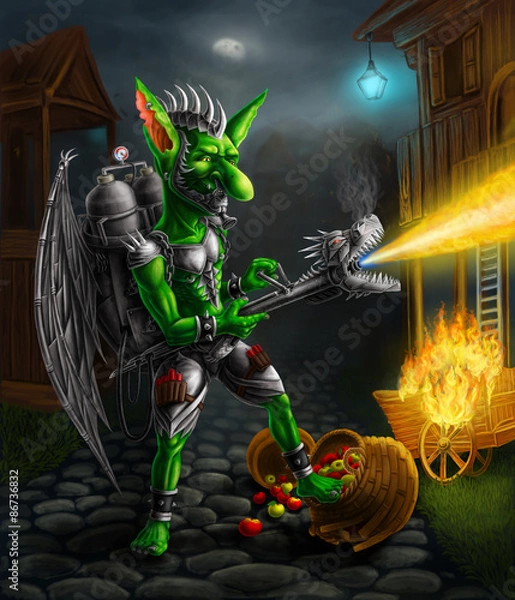 Obraz Monster cartoon characters - Goblin