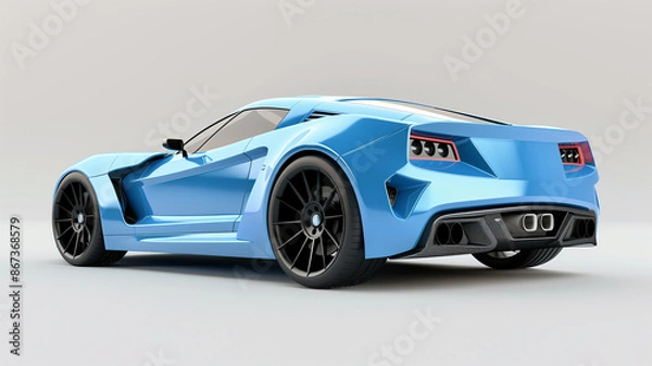 Obraz Future Concept Automotive Scene