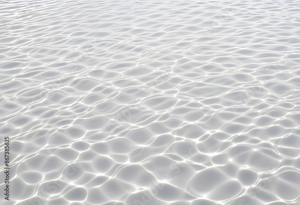 Fototapeta Abstract White Transparent Water Ripple Texture