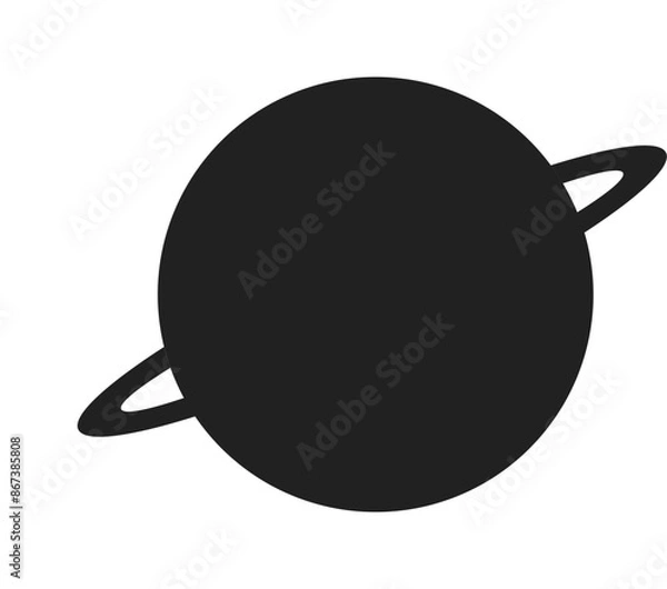 Fototapeta Black solid phone icon design