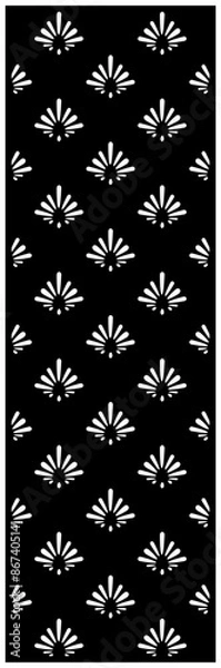 Fototapeta vector cutting laser pattern partition, motifs of laser