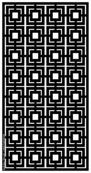Fototapeta vector laser cutting abstrak , seamles, pattern