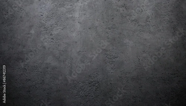 Fototapeta Dark gloomy grey and black slate background or texture.

