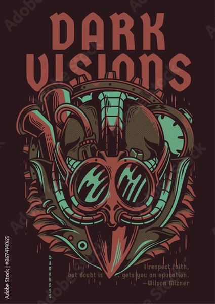 Fototapeta vector artwork drak visions