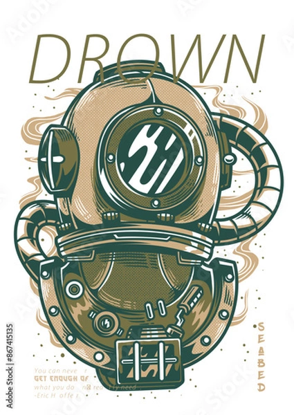 Fototapeta vector artwork seabed