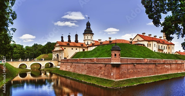 Obraz Beautiful Nesvizh castle in Belarus