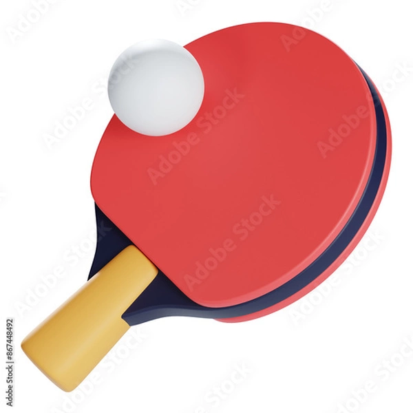 Obraz table tennis 3d icon illustration