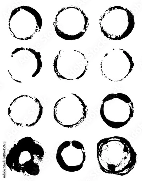 Obraz Coffee cup stains