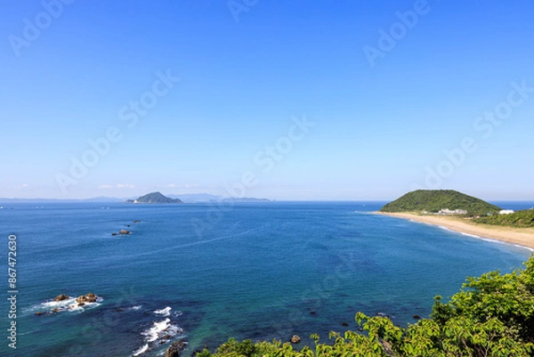 Fototapeta 伊良湖岬　愛知県田原市