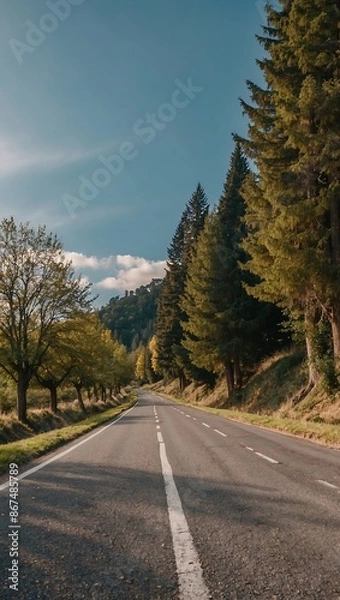 Obraz road to the mountains