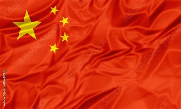 Fototapeta China Flag