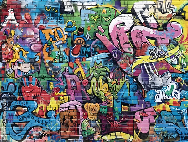 Obraz Graffity Wall
