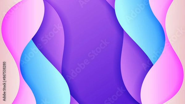 Fototapeta Vector background with soft gradient color on background .Vector background for wallpaper. Eps 10