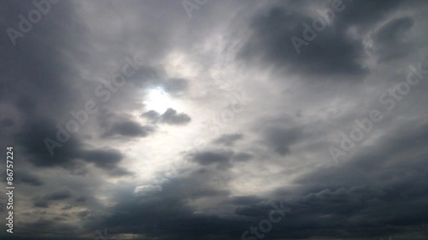 Obraz Dark clouds