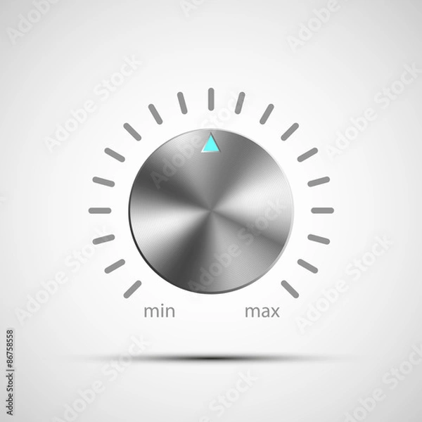 Fototapeta Round metal regulator.