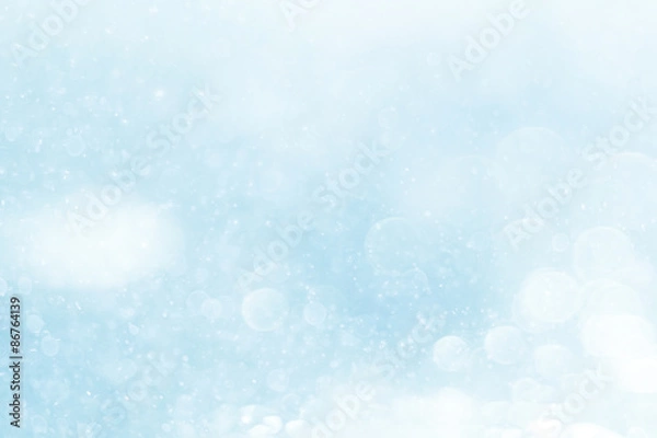 Fototapeta blue bokeh background blur motion