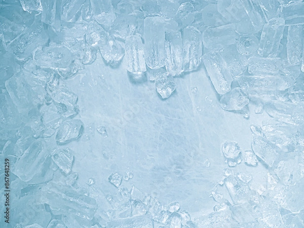 Fototapeta icecubes background,icecubes texture,icecubes wallpaper,ice helps to feel refreshed and cool water from the icecubes helps the water refresh your life and feel good.ice drinks for refreshment business
