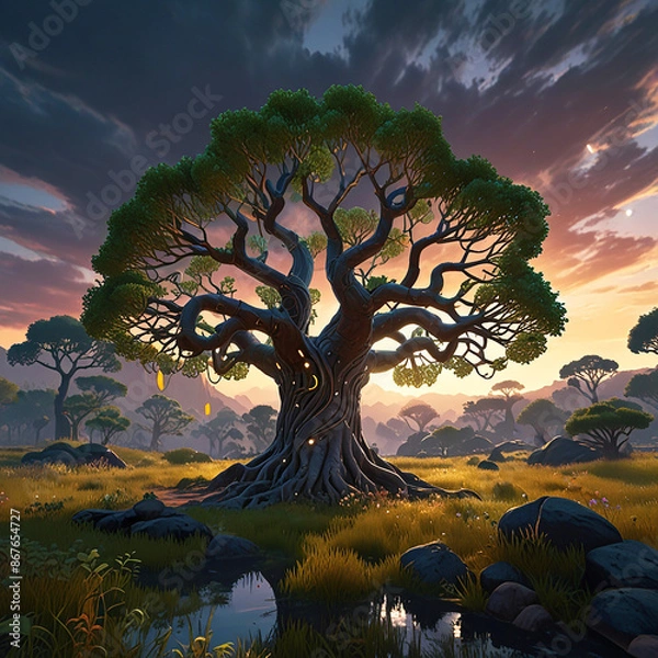 Fototapeta The Glowing Trees