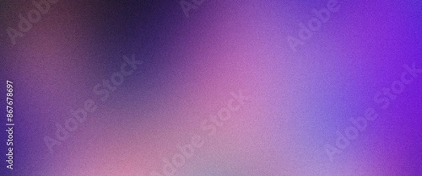 Fototapeta Purple and pink colors blend in abstract grainy gradient background