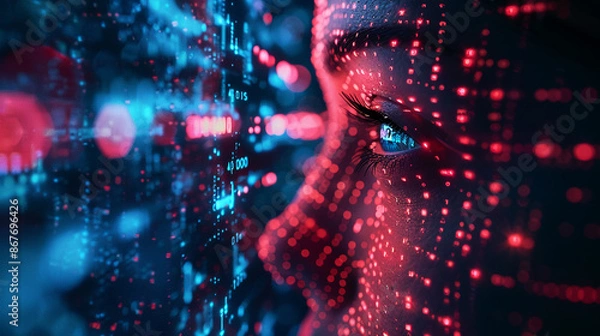 Obraz masthead background image on cybersecurity theme