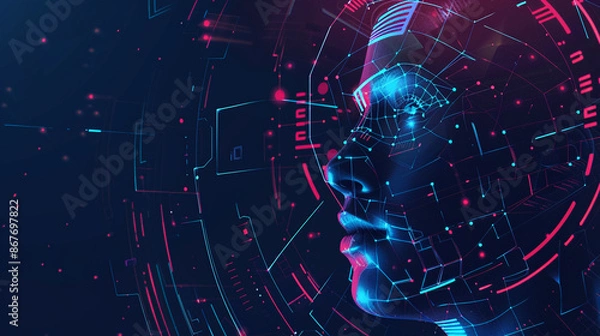 Obraz masthead background image on cybersecurity theme