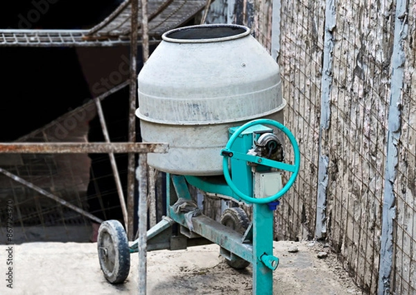 Obraz Compact concrete mixer