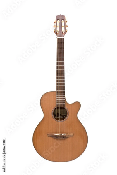 Obraz Classic guitar isolated on white