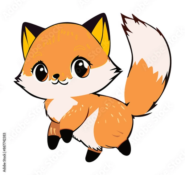 Fototapeta 元気なキツネ_001