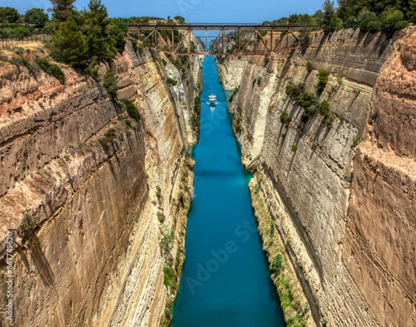 Obraz Corinth Canal in Greece