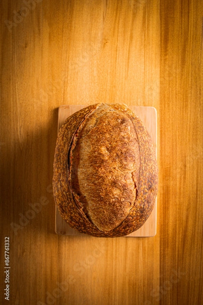 Fototapeta Artisan sourdough bread