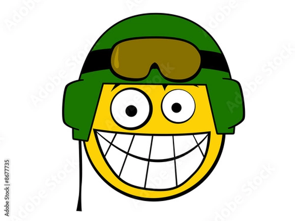 Obraz Smiley Icon Soldier