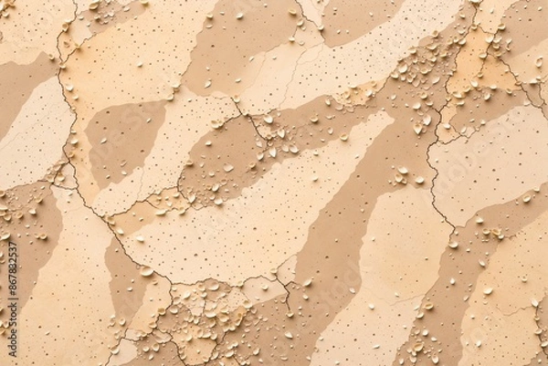 Obraz Cracked sand beach texture with rocks