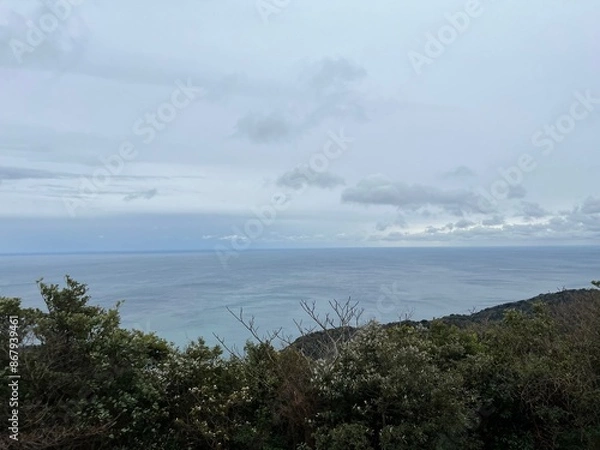 Obraz clouds over the sea