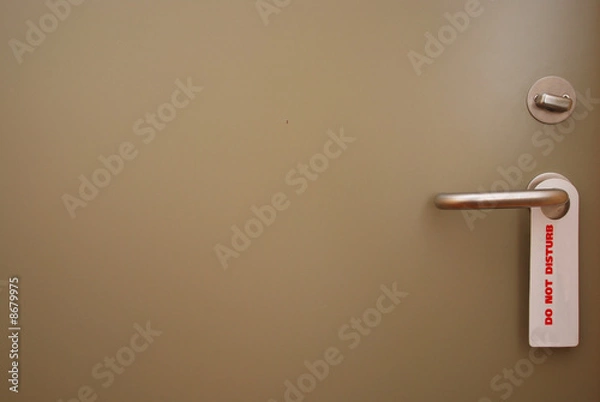 Obraz Do not disturb sign