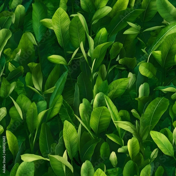 Obraz green leaves background