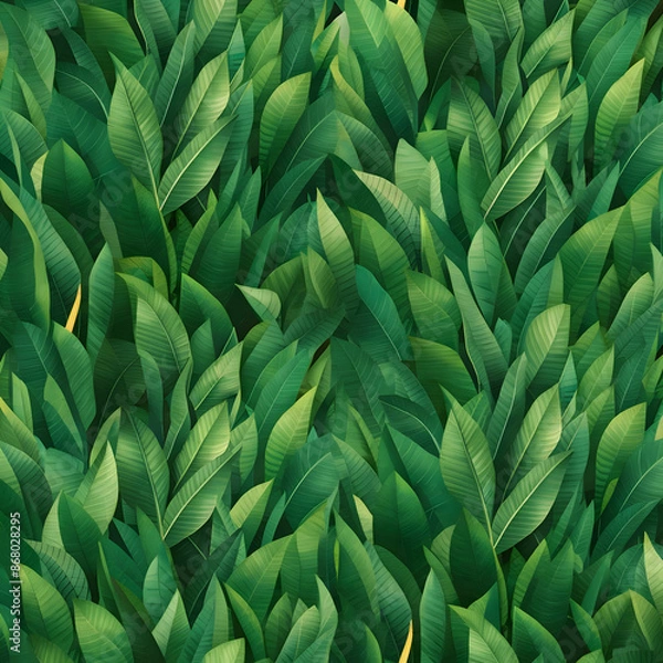 Obraz green leaves background