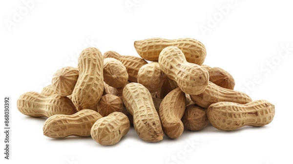 Obraz Peanuts isolated on a transparent background