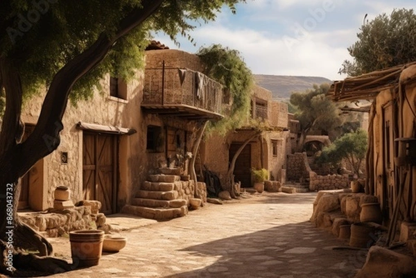 Fototapeta The Nazareth village, where miracles continue to happen.