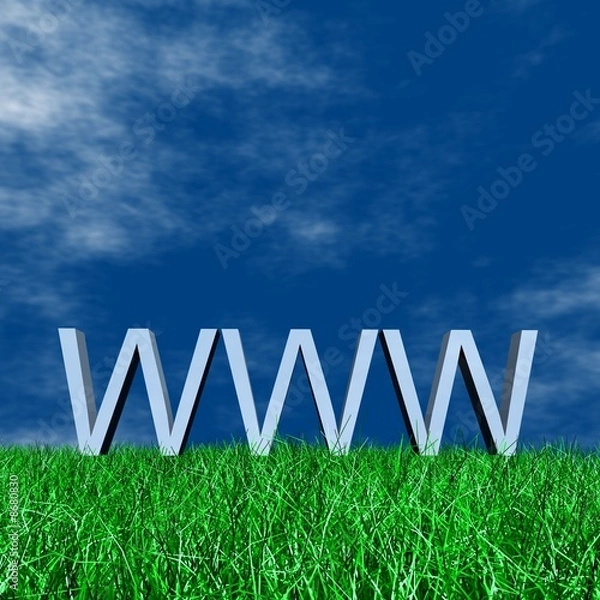 Fototapeta Internet Logo WWW