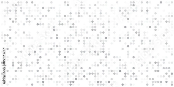 Fototapeta Abstract gray dots vector background