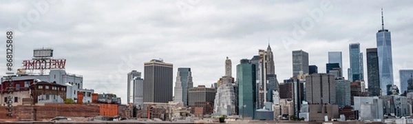 Obraz Welcome to Manhattan from Brooklyn 