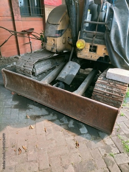 Obraz Metal scrub from old material