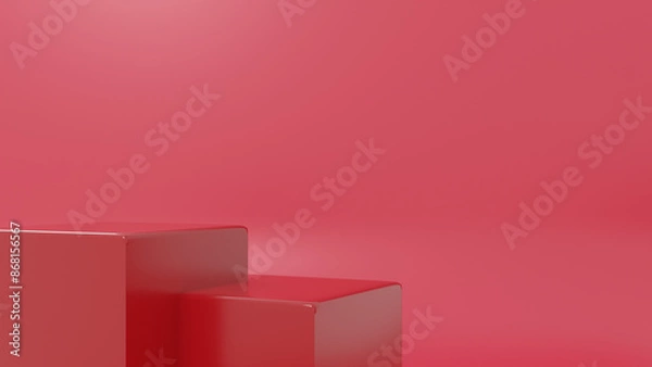 Fototapeta red and white abstract