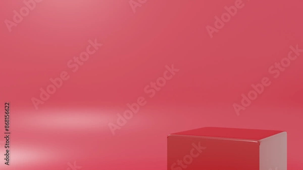 Fototapeta red podium 