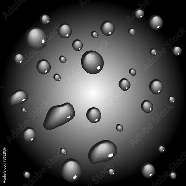 Fototapeta Water drops