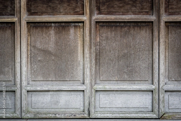 Obraz Old wooden door