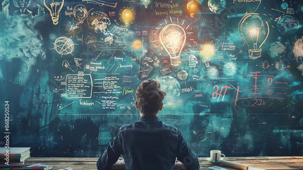 Fototapeta The future of work is evolving rapidly. How can educational institutions prepare students for jobs that do not yet exist? Explore the importance of teaching critical thinking creativity