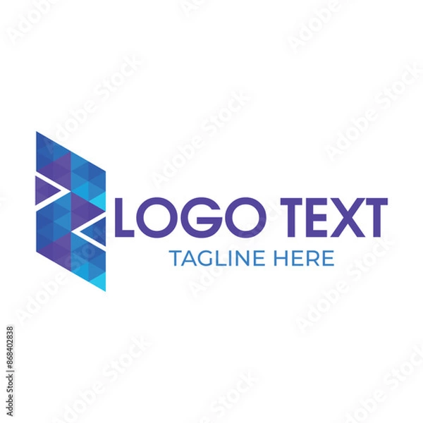 Obraz Abstract Letter logo design