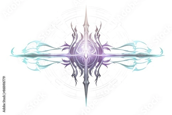 Obraz Fire purple pattern graphics abstract